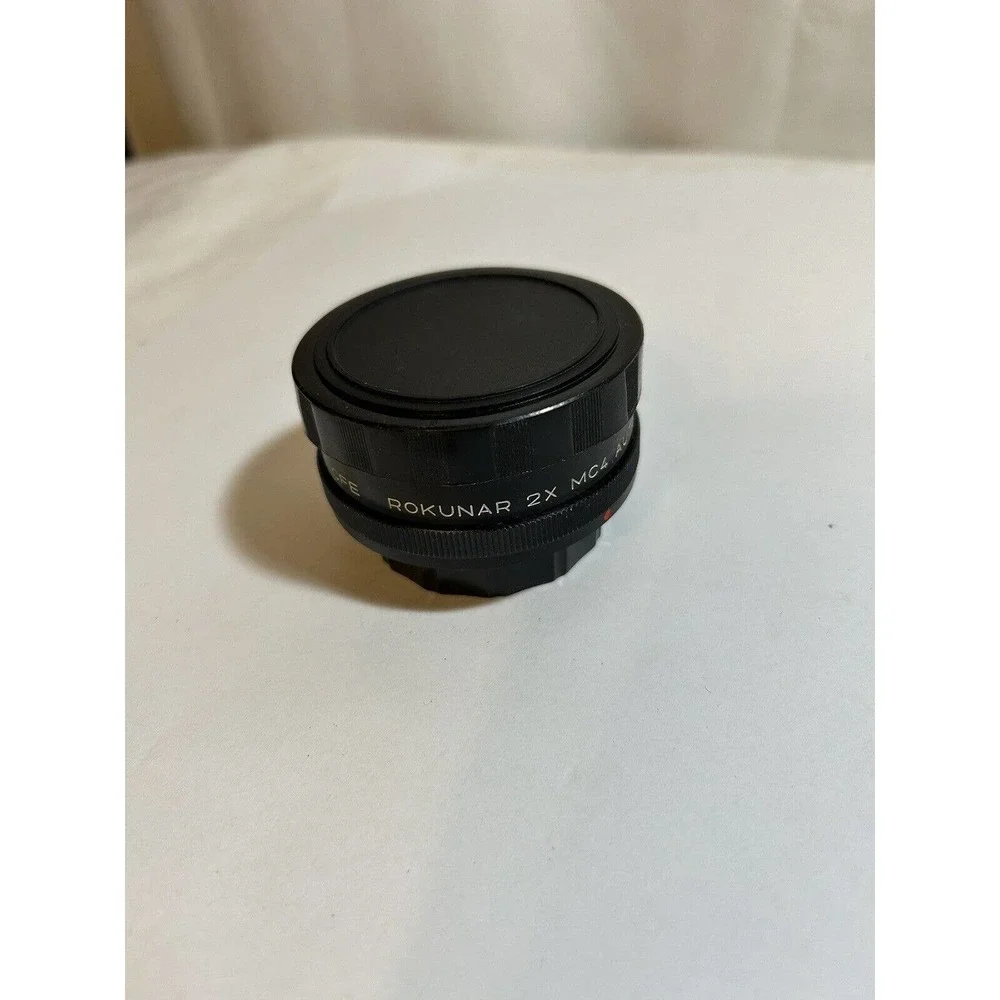 Tele-Converter Camera Lens Rokunar MC4 2X Made In Japan
